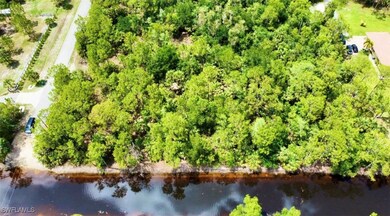 Drone / aerial view from the canal looking North.