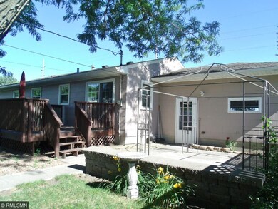 Step outside that dining area patio door onto the 