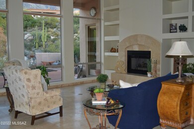 Greatroom with gas fireplace