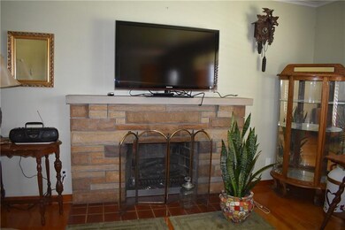 Fireplace With Ceramic Hearth