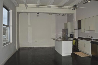 view of kitchen, dining area.