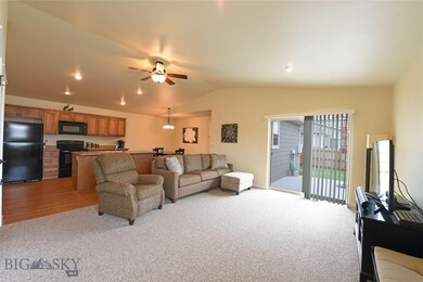 Open Great Room format with access to back patio.