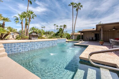 Poolside Water Feature