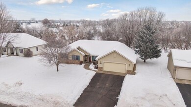 Featuring a two car garage