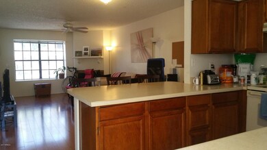 kitchen with view of great room