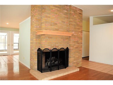 living room. gas fireplace.