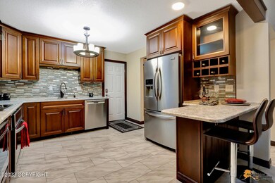 Modern Kitchen with Snack bar seating