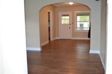 View from entry. Leads directly to living room.