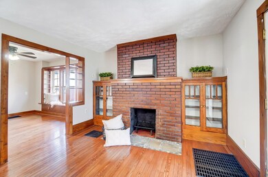 Brick Hearth Fireplace