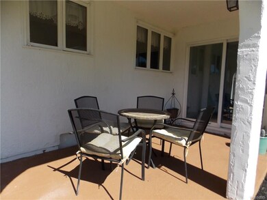 one of the two private covered patios