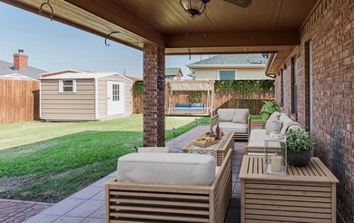 Virtual staged outdoor living