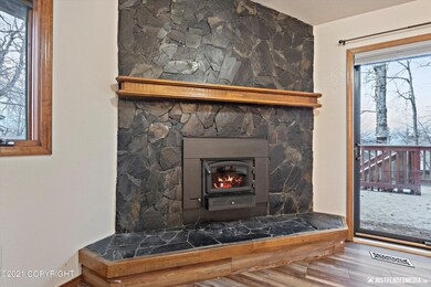 Wood Burning Fireplace