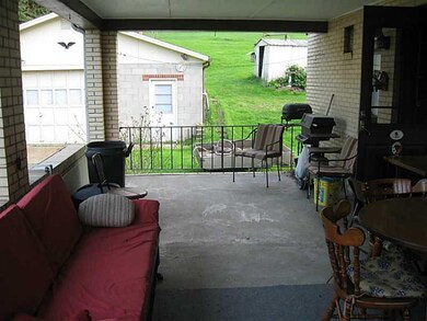 Exterior Back. 12 x 25 Side Porch
