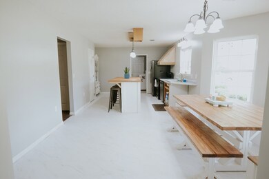 Looking into DR and Kitchen