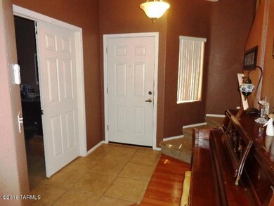 Interior front entry