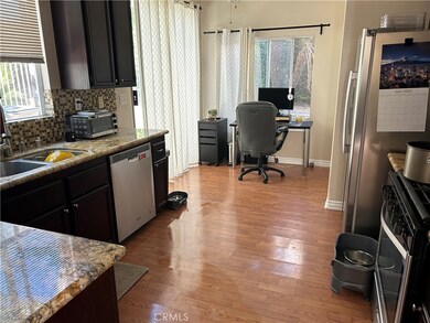 Kitchen and dining room area.