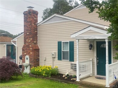 View of front facade featuring covered porch