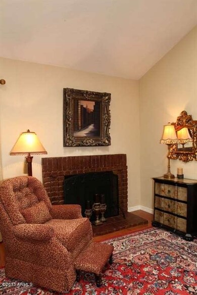 Cozy Wood Burning Fireplace