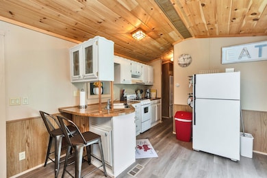Room for 2 at the custom wood counter top