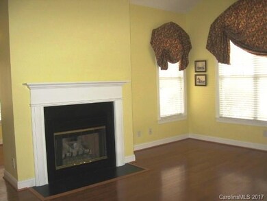 Gas Log Fireplace in Great Room-Beautiful Hardwoos