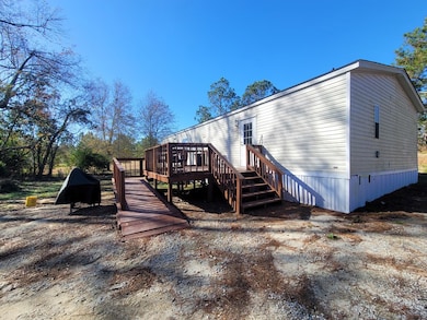 Rear of home