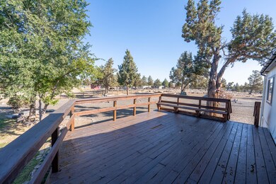 Deck looking onto property