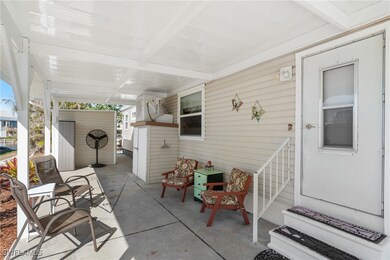 View of front patio and entrance
