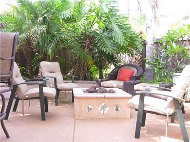 Cozy backyard gas firepit - perfect for San Diego 