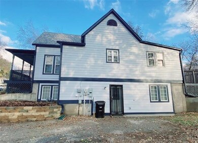 Walkout basement driveway entry