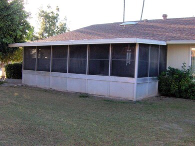 Rear enclosed expanded patio