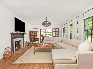 Living Room off the Entrance with fireplace
