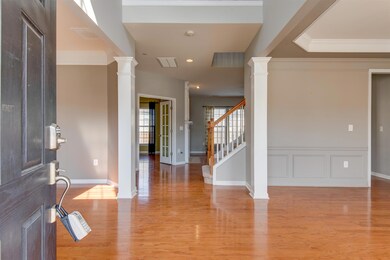Hardwood floors throughout downstairs and in upstairs hallway