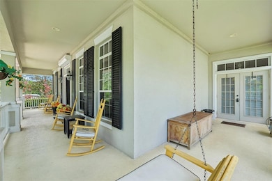 Wrap around front porch.