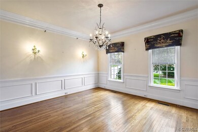 Dining Room - chandelier and wall sconces