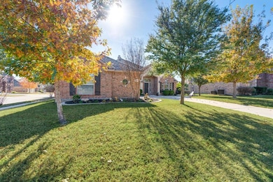 Front yard with matured trees