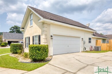 Garage entrance on RH side