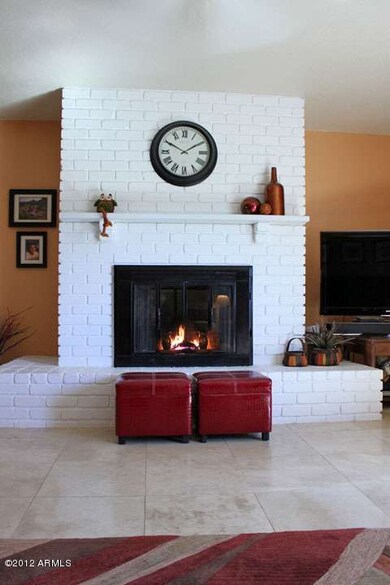 Cozy 2 way fireplace