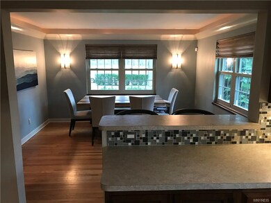 Large eating area with loads of natural light
