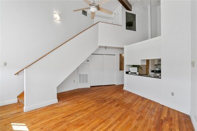 Looking back to the kitchen and the stairs to the 