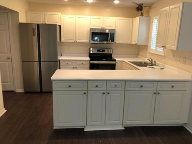 Kitchen with New Floors and Appliances