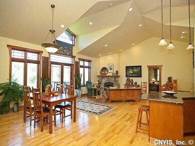 Great Room. Open plan features Dining area, kitche