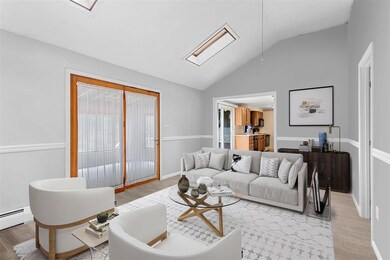 VIRTUALLY STAGED.  To show what the room could loo