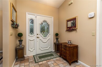 Inside front entrance-foyer