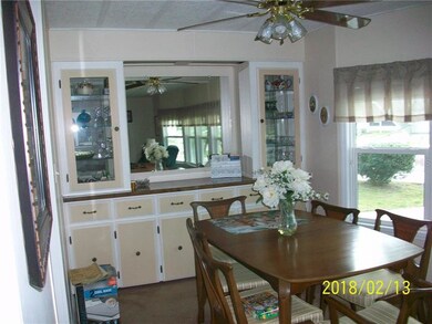 Dining Area with built in hutch