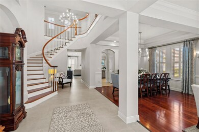 Foyer with Grand staircase.