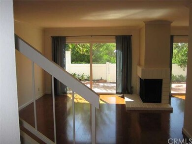 Living room with beautiful wood floors!