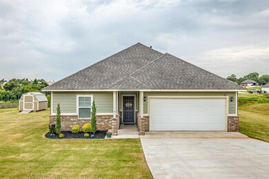 Craftsman inspired home featuring a two car garage