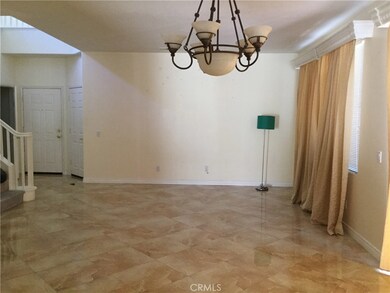Living room and formal dining area