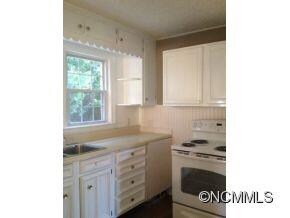 Kitchen with new range
