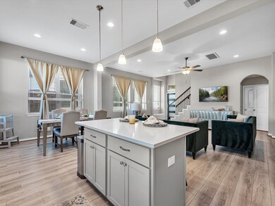 vie from the open kitchen concept